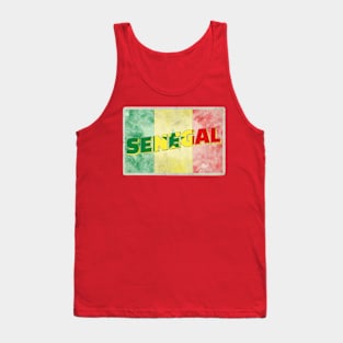 Senegal Vintage style retro souvenir Tank Top